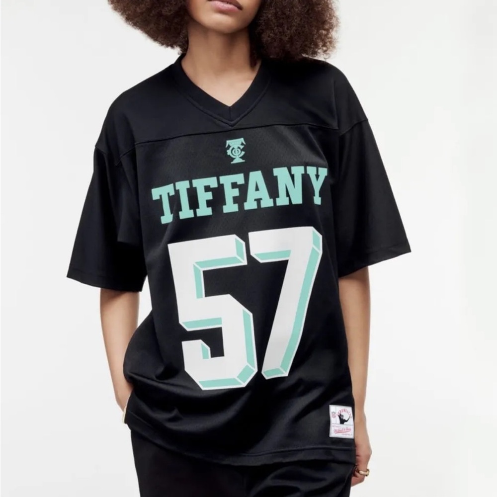 NEW Tiffany & Co. Small Mitchell & Ness 57 Football Jersey Display Box NWT RARE